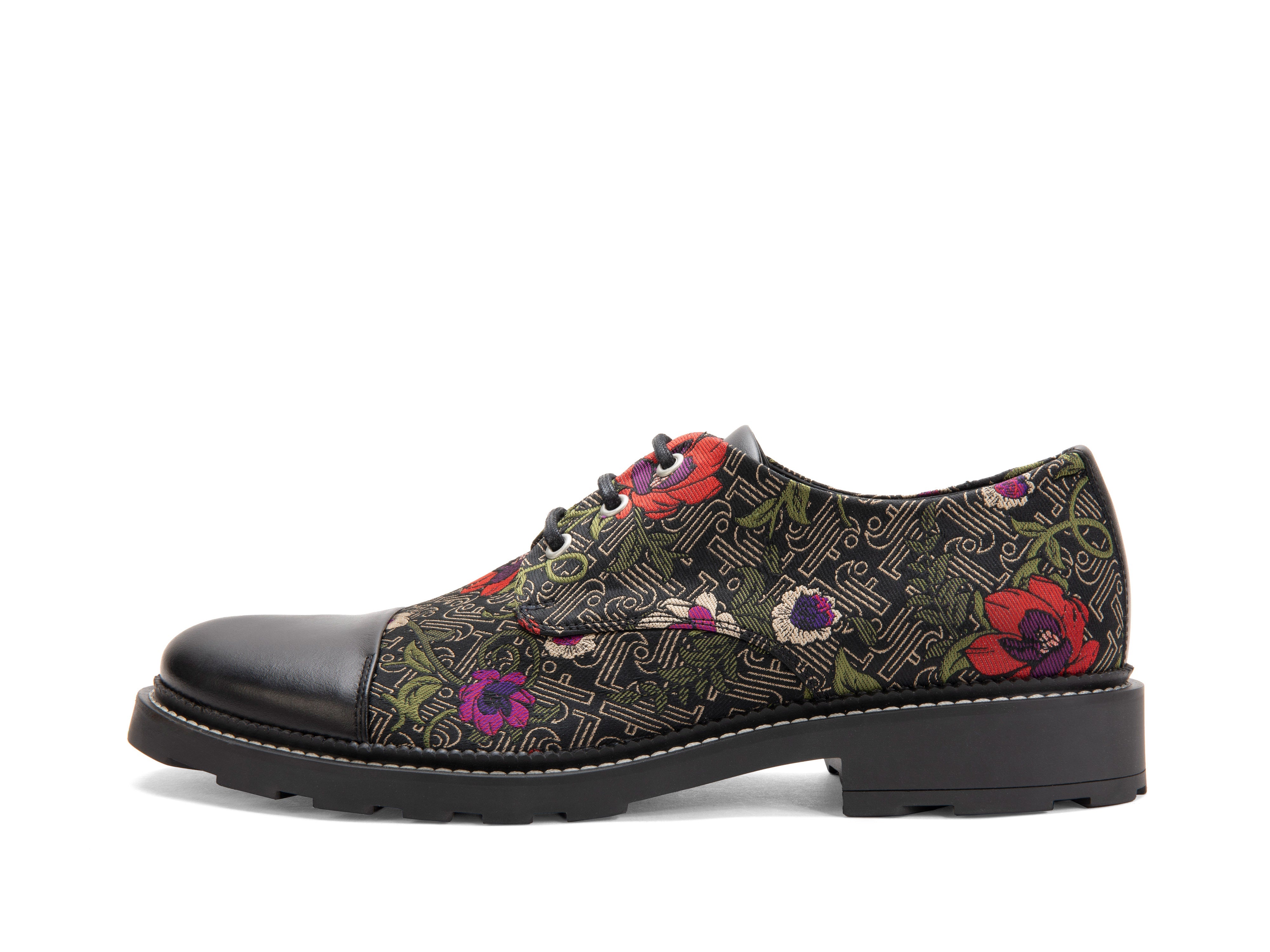 Oakland - Black JF Floral – John Fluevog Shoes