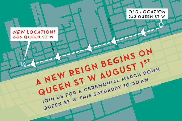 We're Moving - Join us for the Ceremonial March on Saturday!