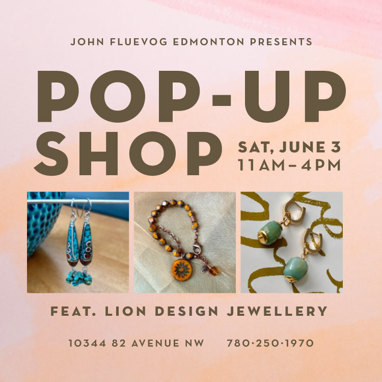 Lion Design Jewellery Pop-Up at Fluevog Edmonton