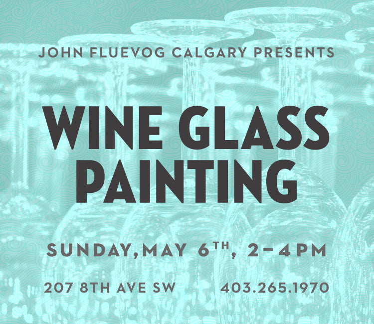 Paint your own Wine Glass in Calgary!