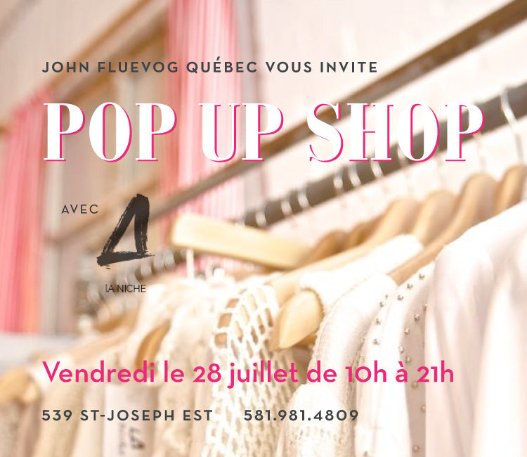 Pop Up Shop avec La Niche