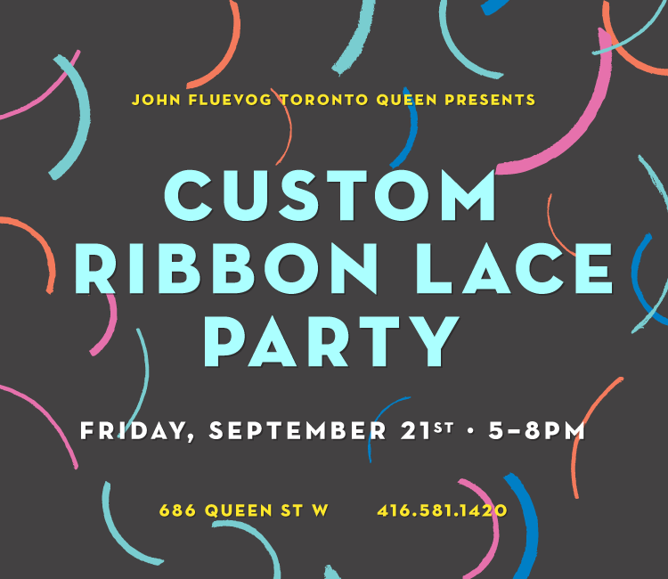 Custom Ribbon Lace Party at 686 Queen W!
