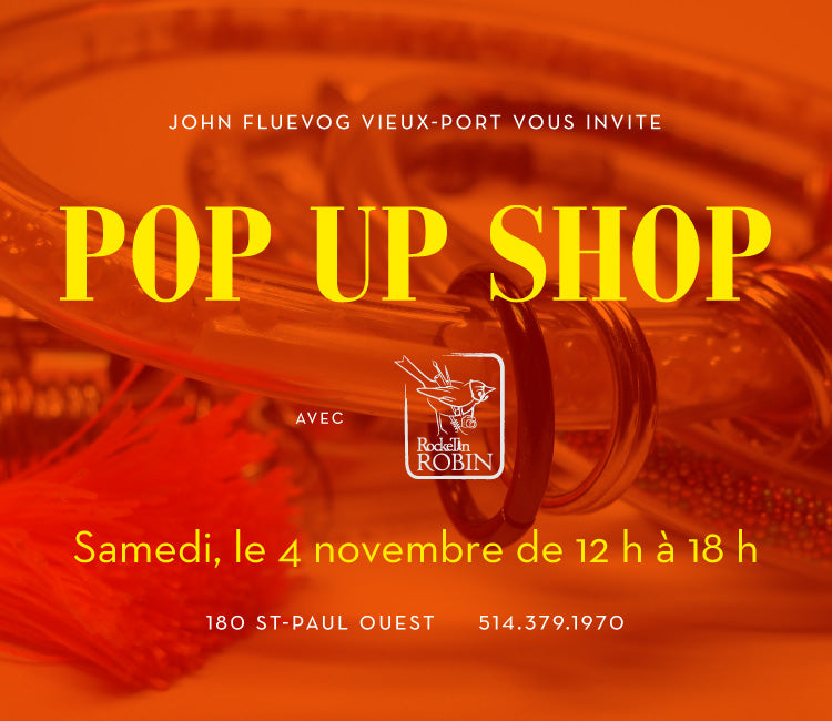 Pop Up Shop avec Robin Pinto a Montréal