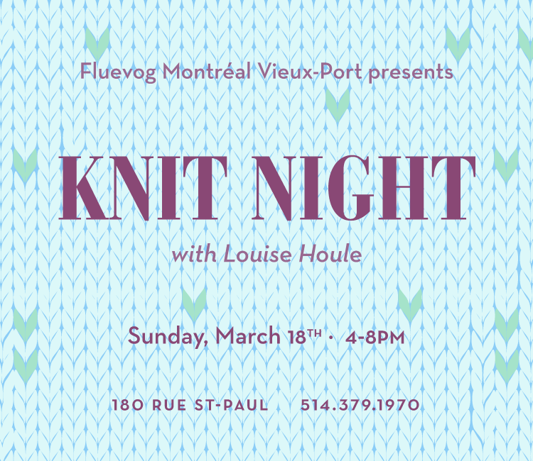 Knit Night at Montreal Vieux-Port