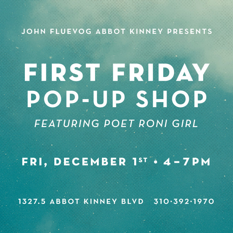 First Friday Pop-Up Shop at Fluevog Abbot Kinney