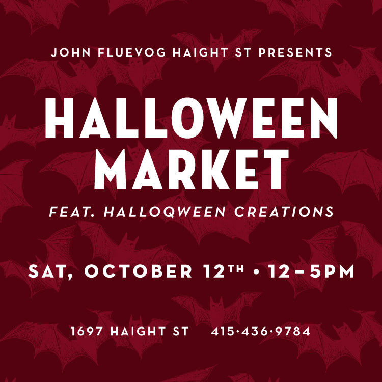 Halloween Market at Fluevog San Francisco Haight St. on October 12th
