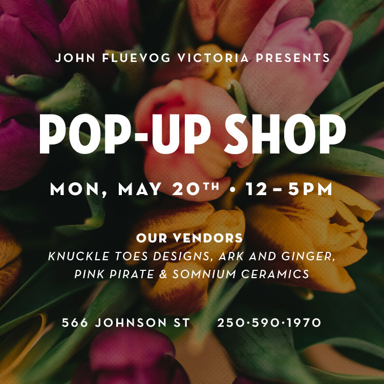 Pop-Up Shop at Fluevog Victoria