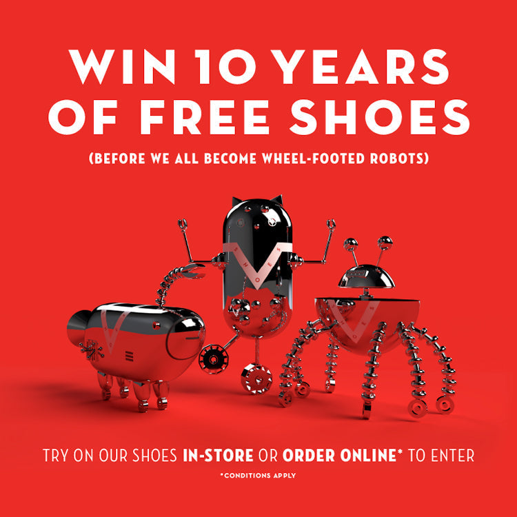 Enter to WIN 10 YEARS OF FREE SHOES