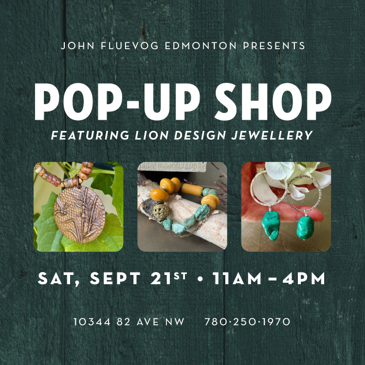 Lion Design Jewellery Pop-Up Shop at Fluevog Edmonton