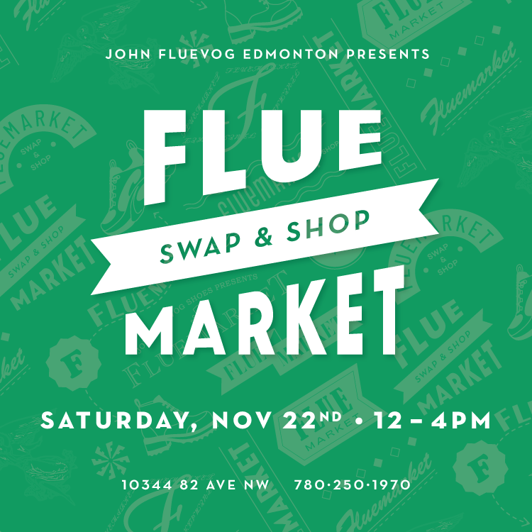 Fluemarket: Swap & Shop Event at Fluevog Edmonton on November 22nd