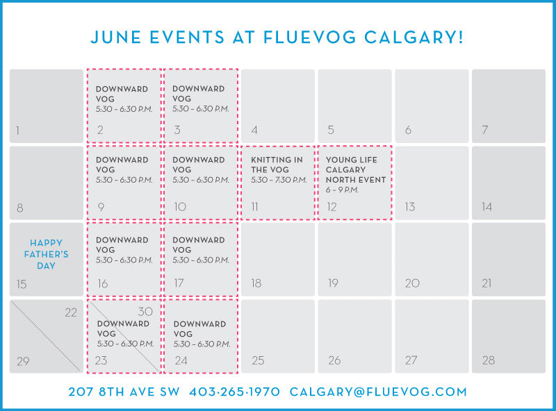 June 2014 Events at Fluevog Calgary
