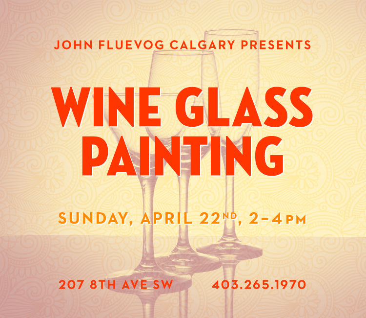 Wine Glass Painting in Calgary!