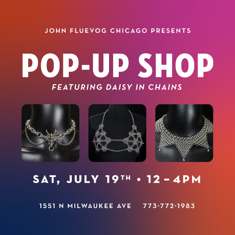 Daisy in Chains Pop-Up Shop at Fluevog Chicago on July 19th