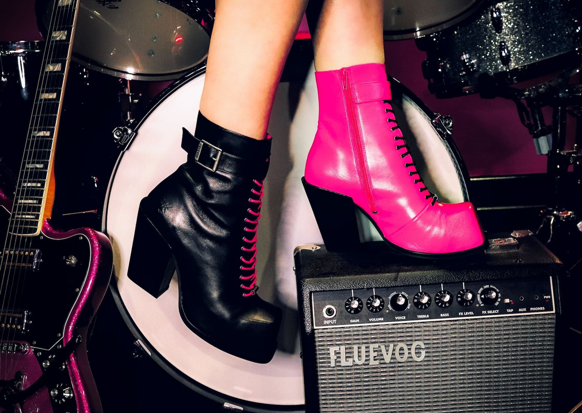 John Fluevog and Olivia Jean Debut  Olivia  Boots at Flummunity Fest '24