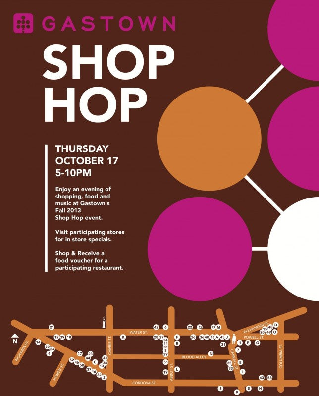 Gastown Shop Hop Fall 2013