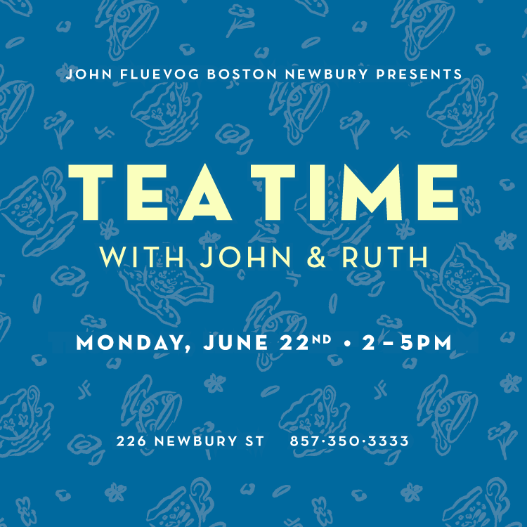 Tea Time with John at Fluevog Boston Newbury