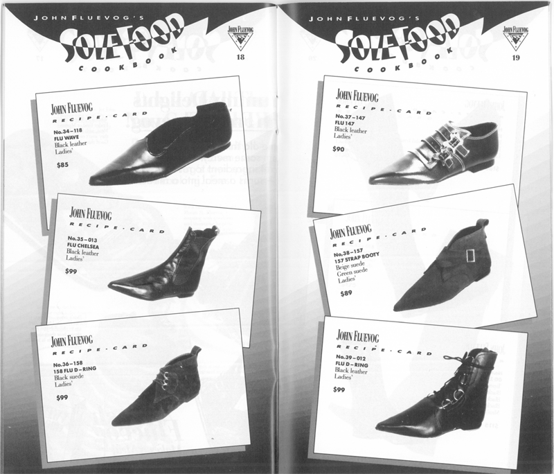 Way Back Wednesday: Academy of Cuisine Sole Food Cookbook & Shoe Catalogue