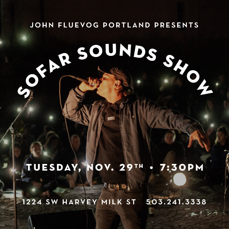 Sofar Sounds Concert at Fluevog Portland