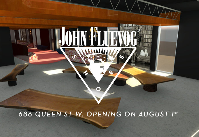 John Fluevog Toronto Moving to 686 Queen St W on August 1st.