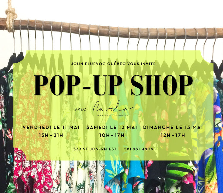 Pop-up Shop with Carlo in Québec