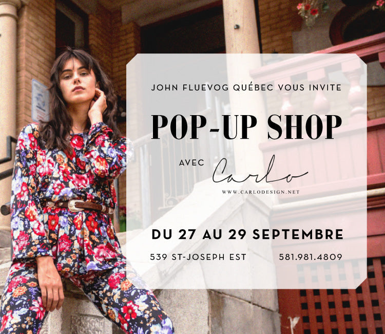 Pop-Up Shop avec Carlo à Québec