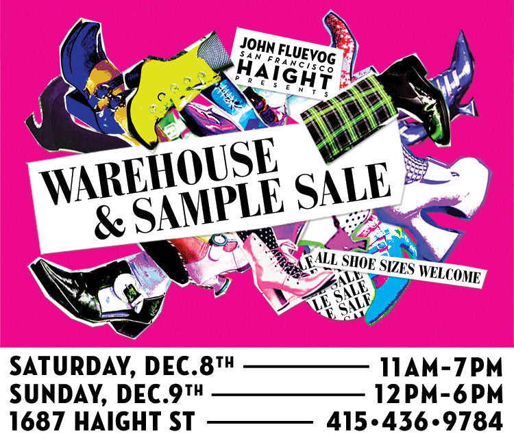 Fluevog Warehouse and Sample Sale in San Francisco!