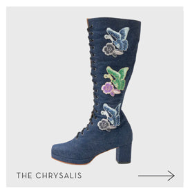 John Fluevog and Anna Sui Revive Vintage Collaboration for New Resort  25 Collection
