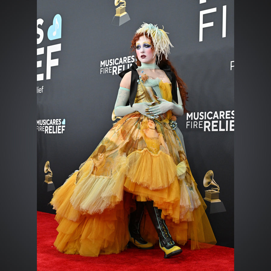 Chappell Roan in Custom Fluevog Boots for the 2025 Grammys!