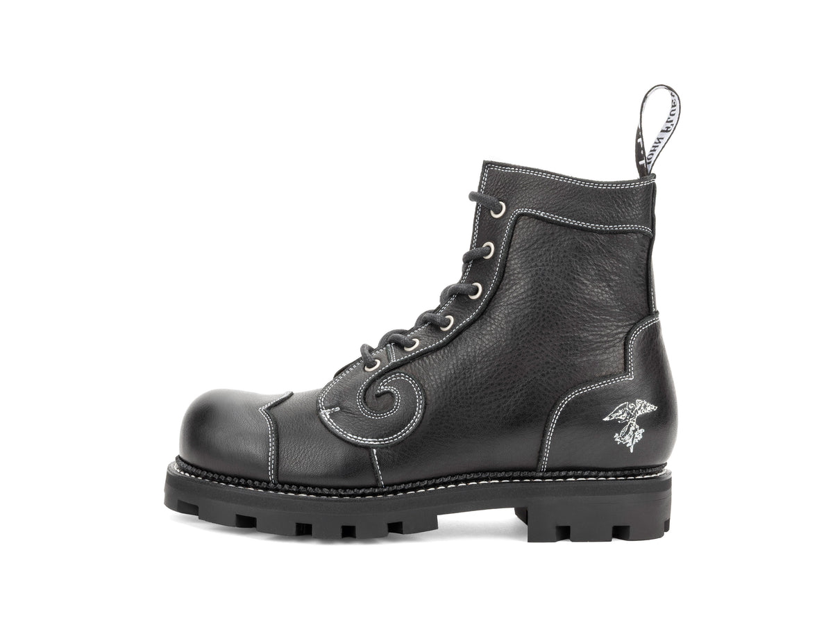 Derby Swirl (6 Eye) - Black