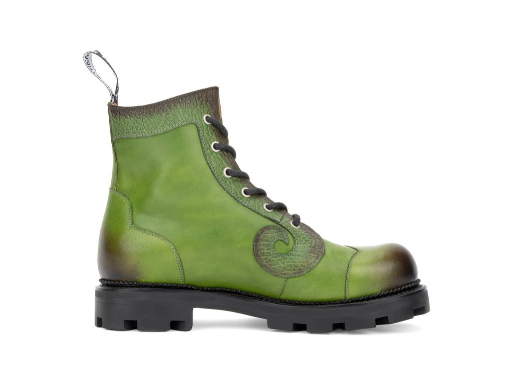 Derby Swirl (6 Eye) - Green