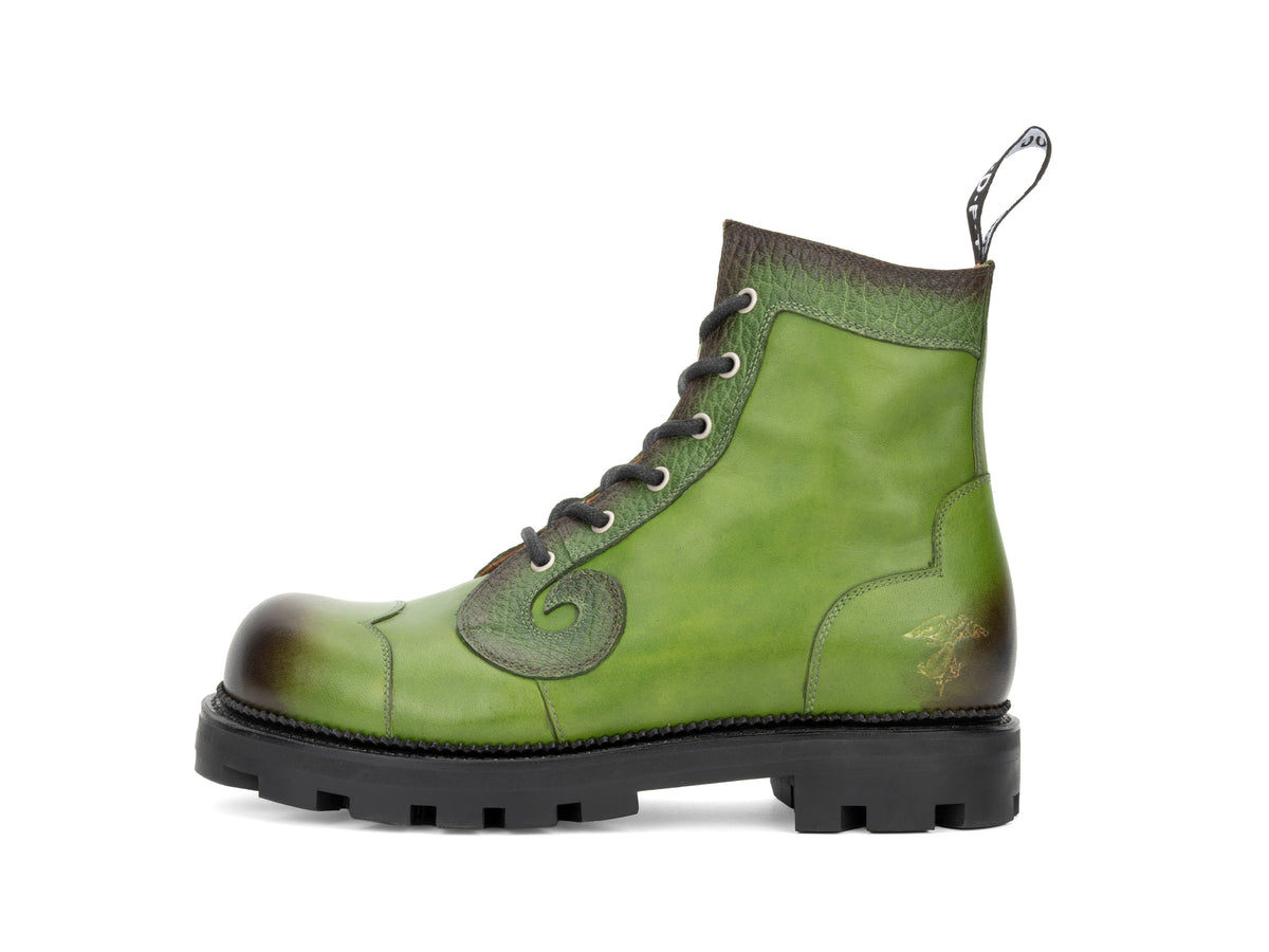 Derby Swirl (6 Eye) - Green