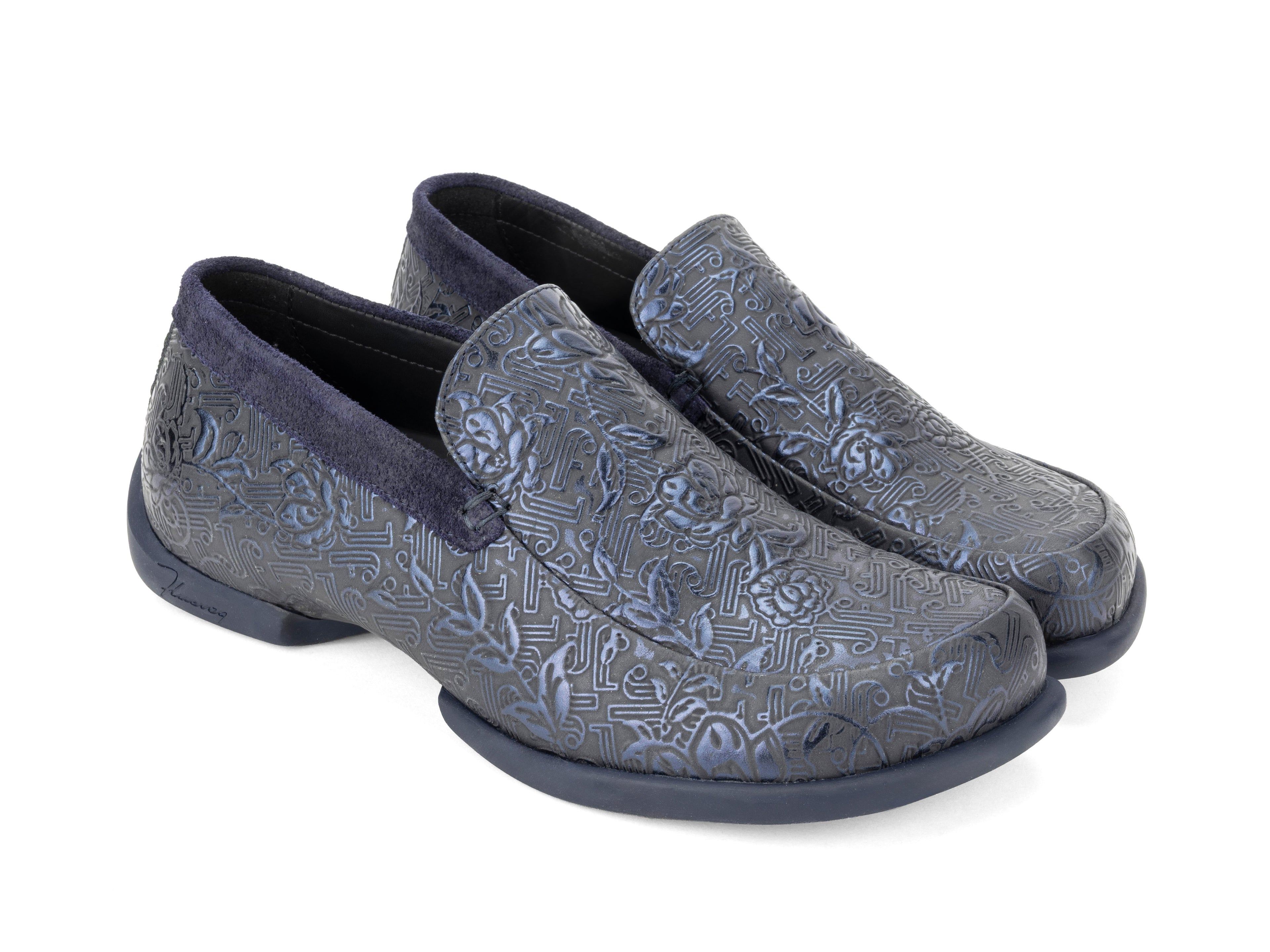 Williams - Navy JF Floral Emboss