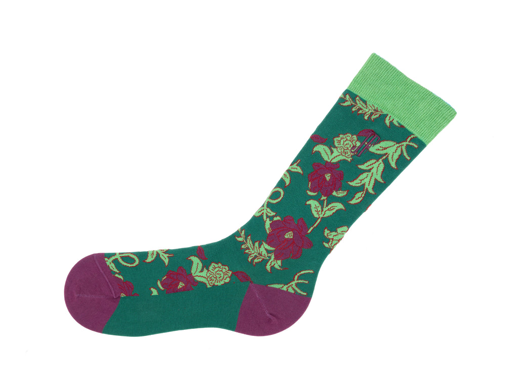 Xay Xay Vog Socks - Green/Purple