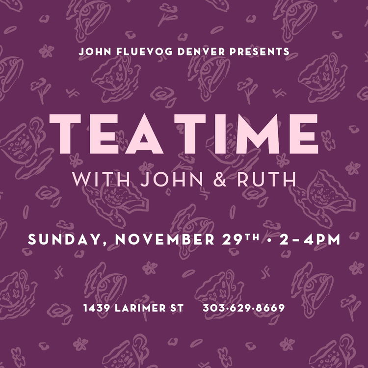 Tea Time with John & Ruth at Fluevog Denver