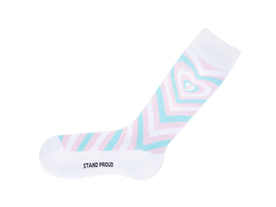 Baobao Vog Socks - White/Pink