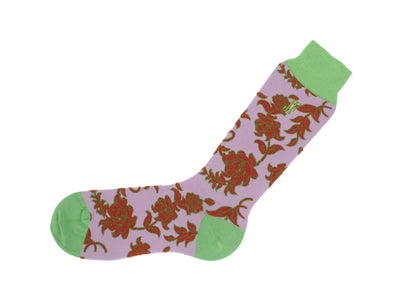 Xay Xay Vog Socks - Lavender/Green