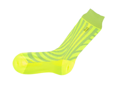 Ford Vog Socks - Neon Yellow/Grey