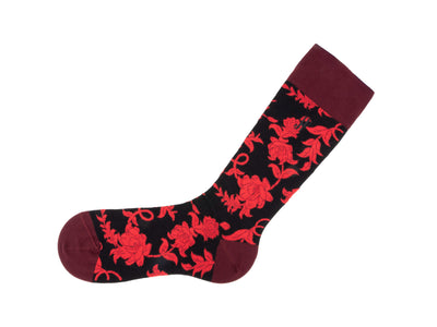 Xay Xay Vog Socks - Black/Red