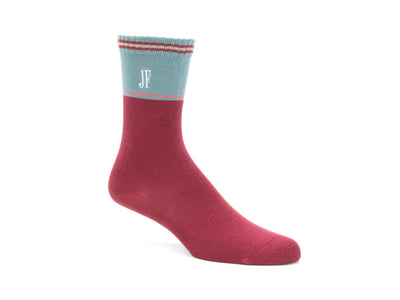 Citta Vog Socks - Burgundy/Blue