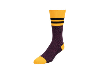 Elliot Vog Socks - Yellow/Purple