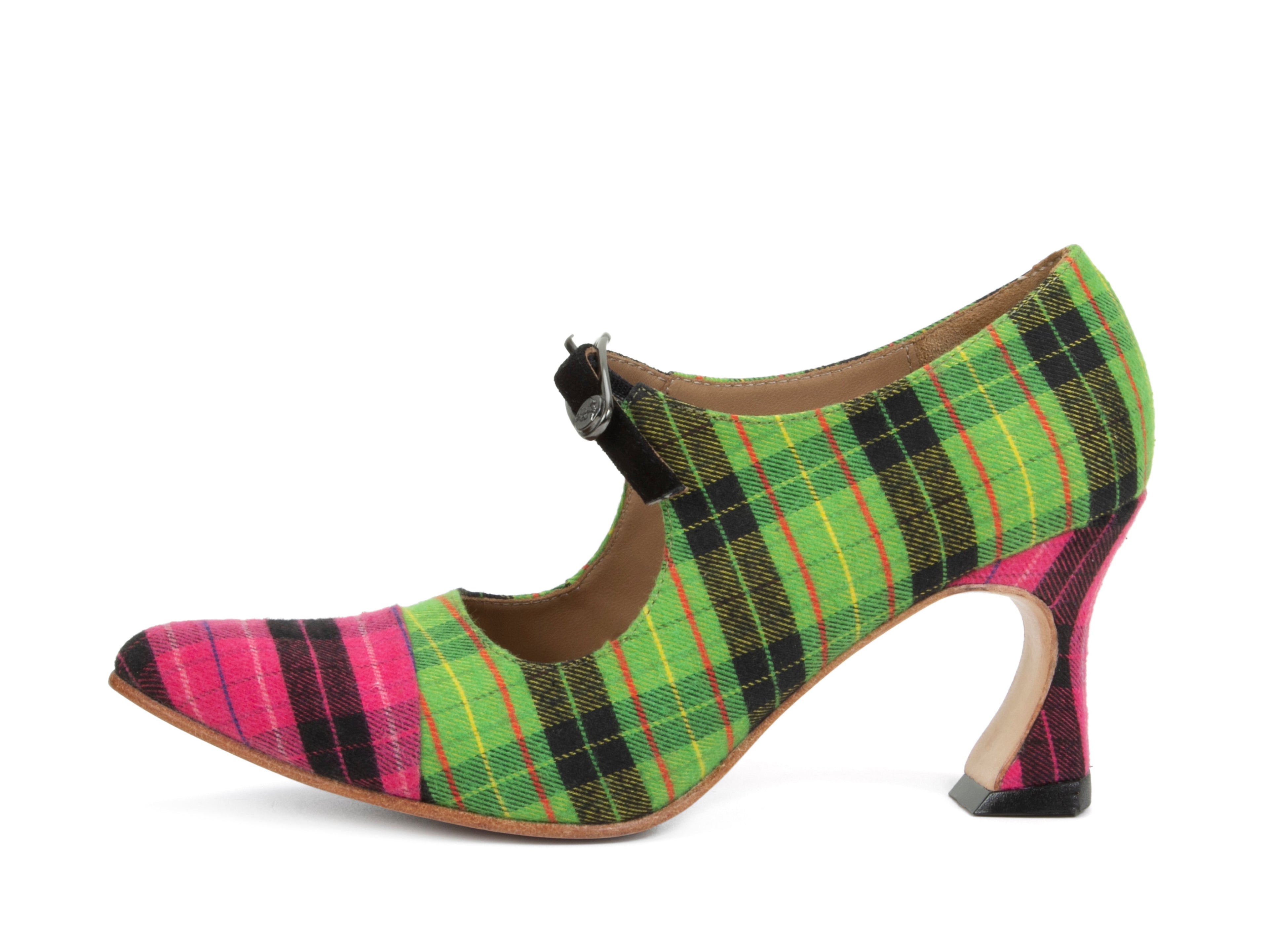 green_pink_plaid - Outside
