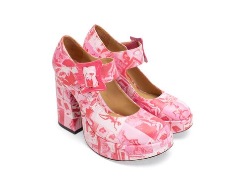 newsprint_pink_red - Front