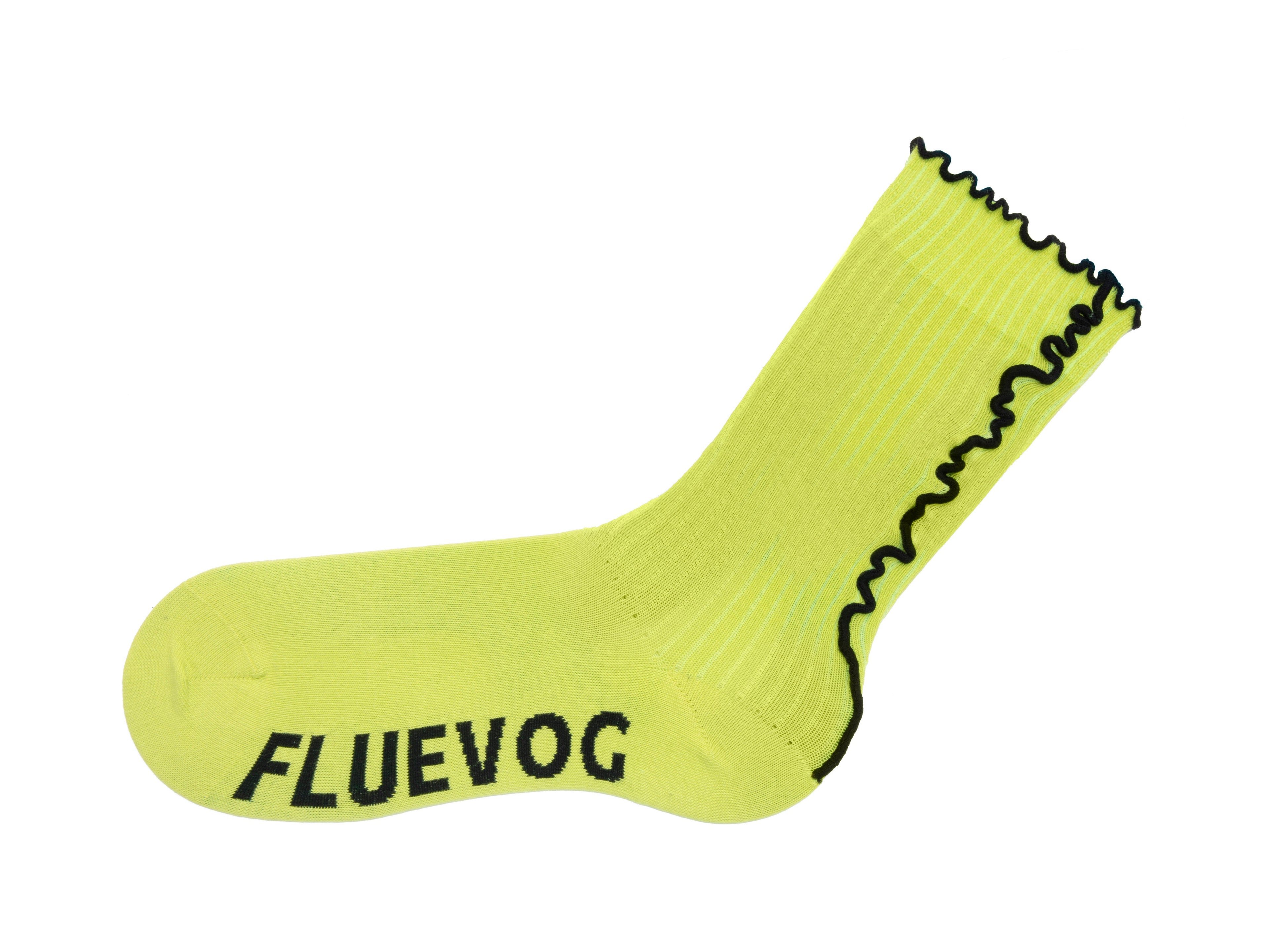 black_pink_green - Green Sock