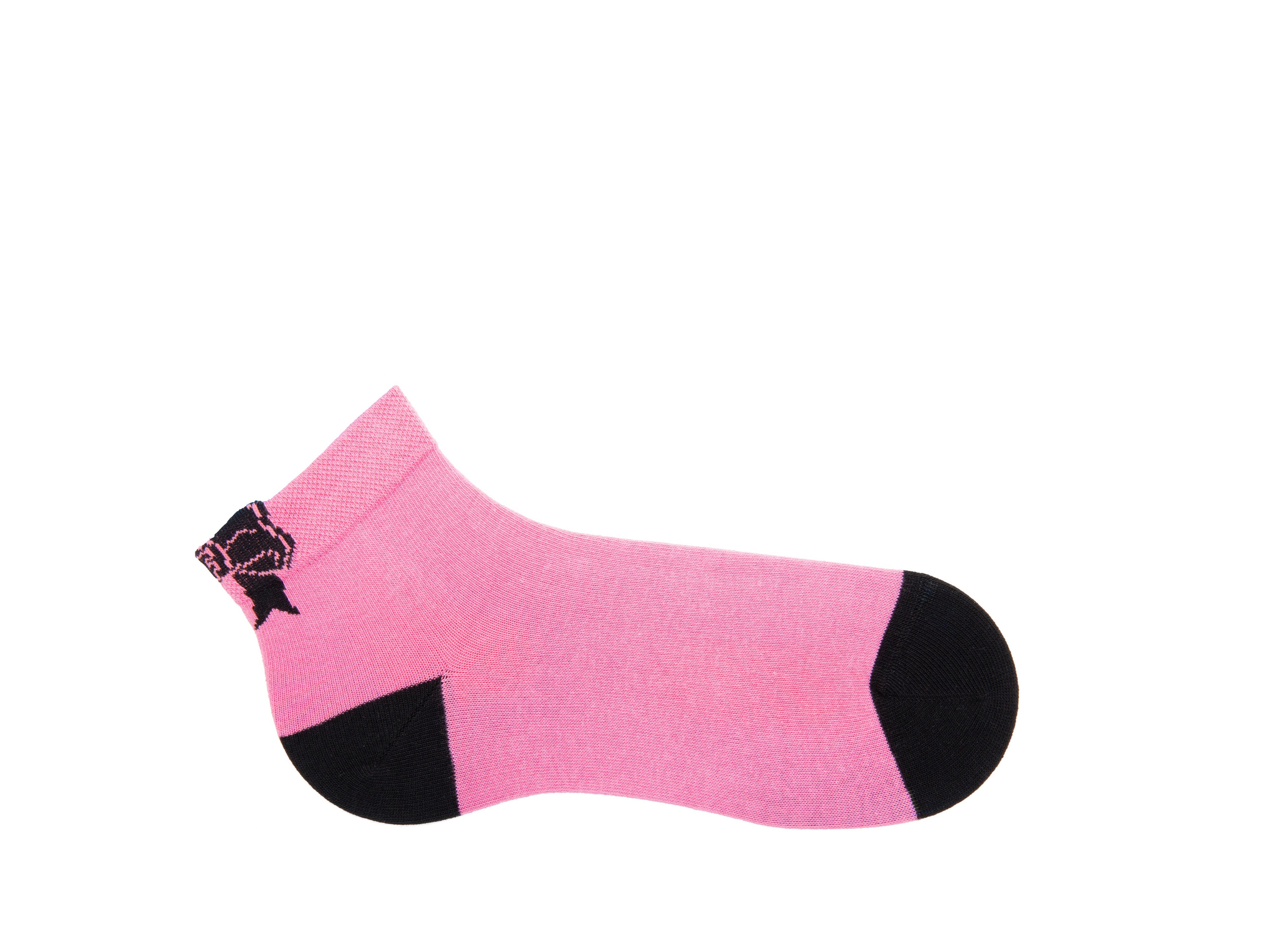 pink_black - Right Sock