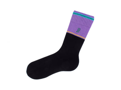 Citta Vog Socks - Black/Lavender