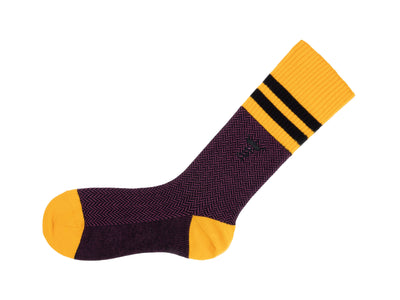Elliot Vog Socks - Yellow/Purple
