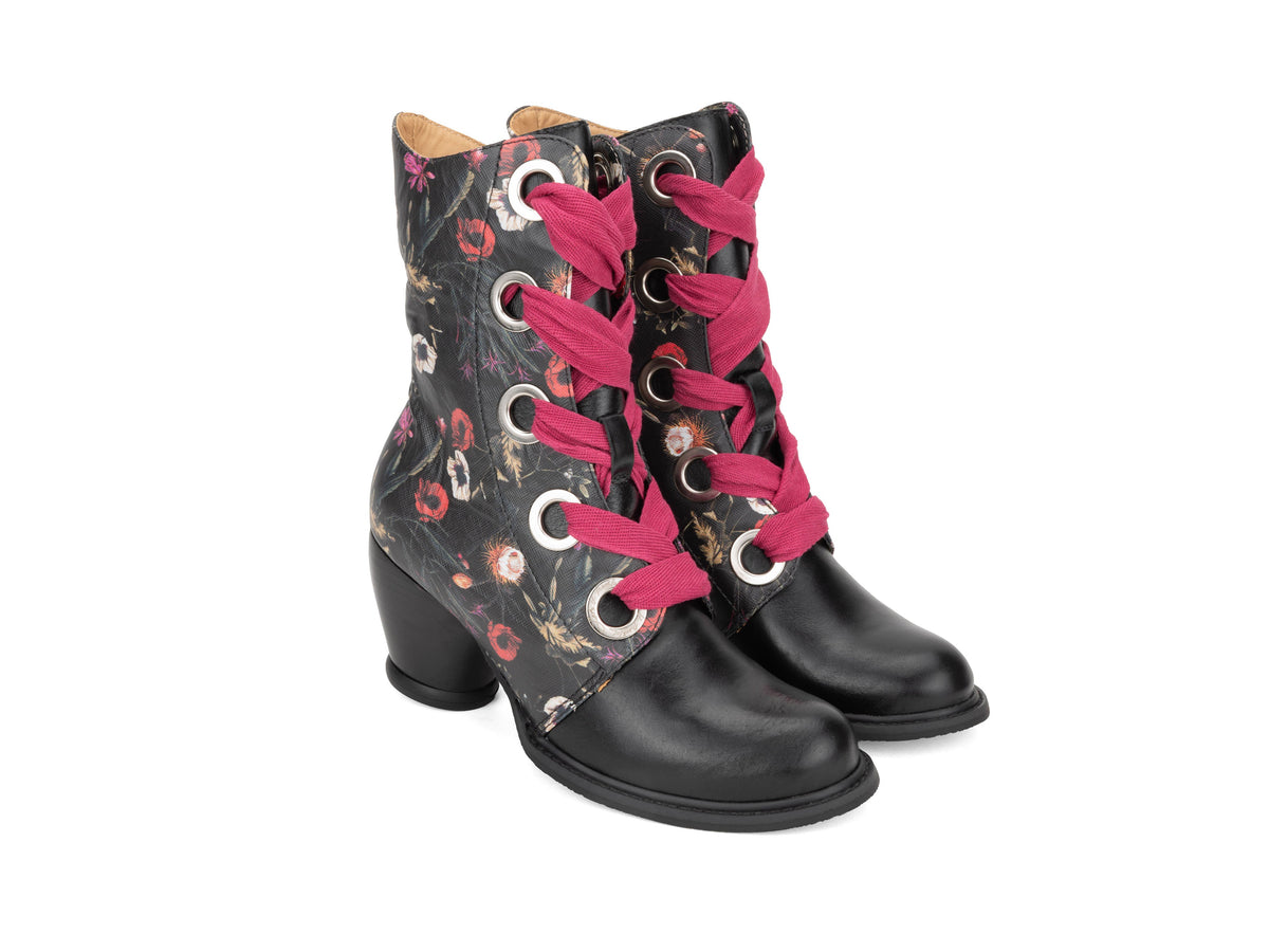 black_floral - Quarter View