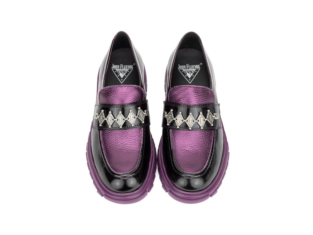 black,purple - Top View