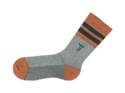 Elliot Vog Socks - Brown/Green