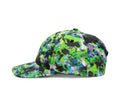 green_purple_tie-dye - Profile View